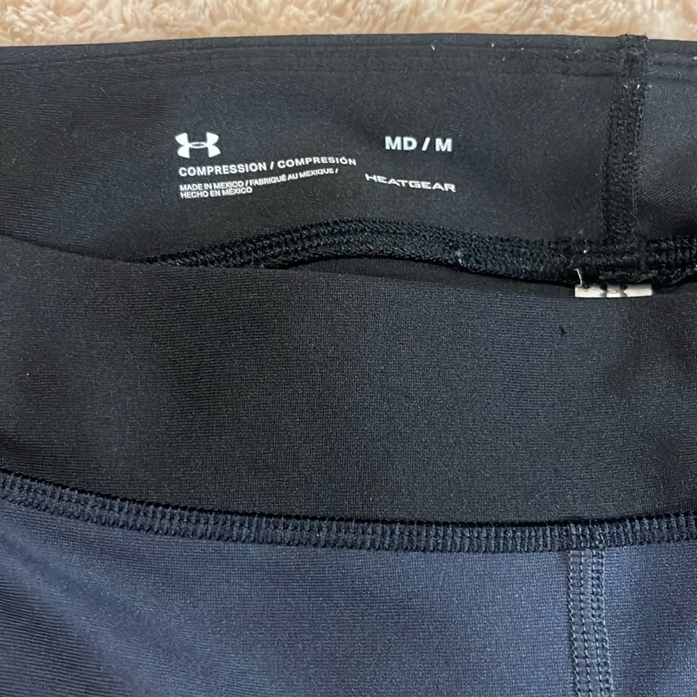 Under Armour gray and black leggings size medium - Picture 3 of 5
